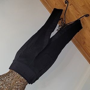 Athleta Peak Hybrid Fleece lined 3 pocket tights womens size M